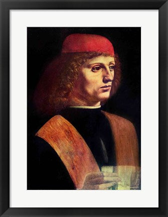 Portrait of a Musician, c.1485 by Leonardo Da Vinci