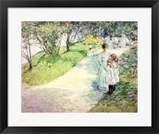 Promenaders in the garden, 1898 by Childe Hassam