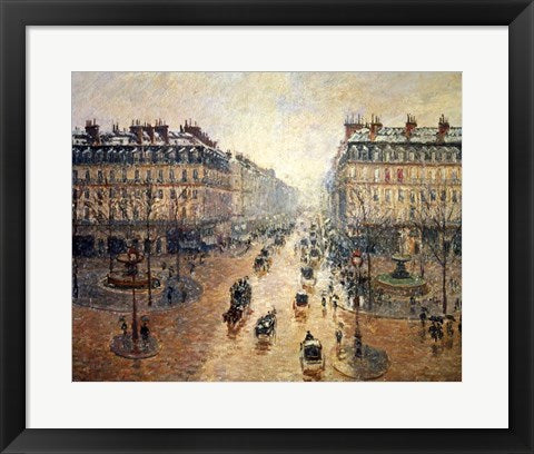 Avenue de L'Opera, Paris, 1898 by Camille Pissarro