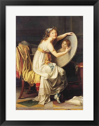 Portrait of Rose Adelaide Ducreux by Jacques-Louis David