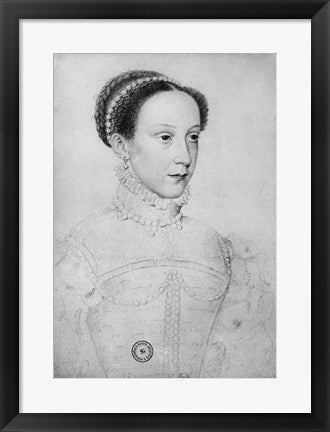 Mary Queen of Scots, 1559 by Francois Clouet