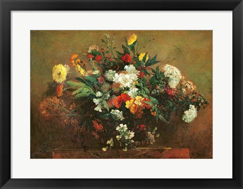 Flowers by Eugene Delacroix