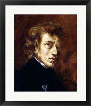 Frederic Chopin by Eugene Delacroix