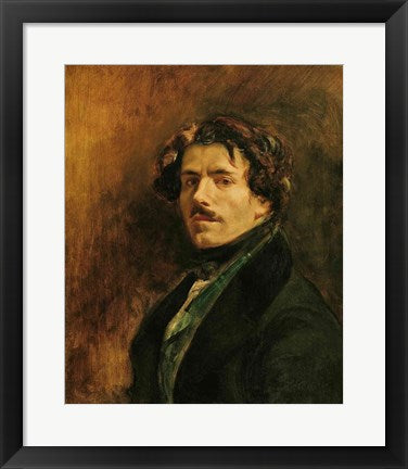 Self Portrait, c.1837 by Eugene Delacroix