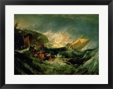 Wreck of a Transport Ship by J.M.W. Turner