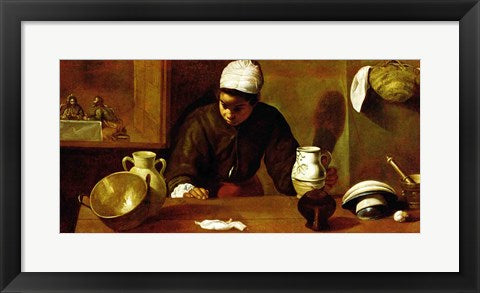 Kitchen Maid with the Supper at Emmaus, c.1618 by Diego Velazquez