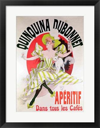 Poster advertising 'Quinquina Dubonnet' aperitif, 1895 by Jules Cheret