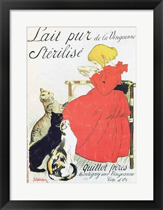 'Pure Sterilised Milk from La Vingeanne' by Theophile-Alexandre Steinlen
