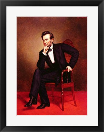 Portrait of Abraham Lincoln by George Peter Alexander Healy
