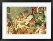 Genius Teaching the Arts, 1761 - detail by Francois Boucher