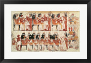 Banquet scene, from Thebes