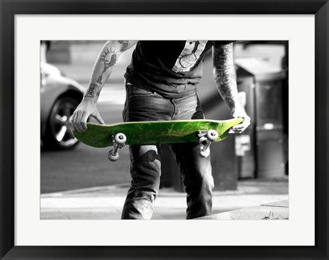 Green Skateboard