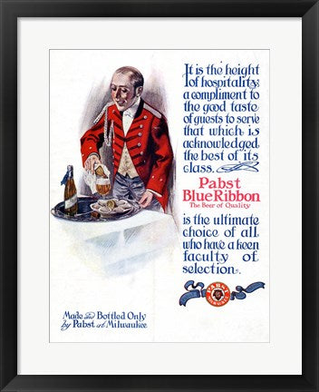 Pabst Blue Ribbon Beer 1911