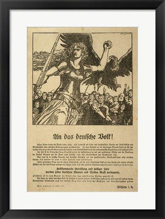 Franz Stassen - WWI - An Das Deutsche Volk