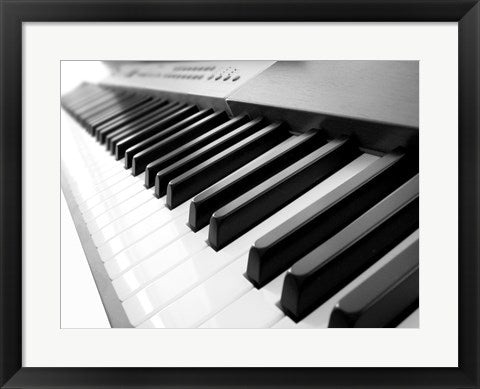 Yamaha P120 close-up of Piano Keys