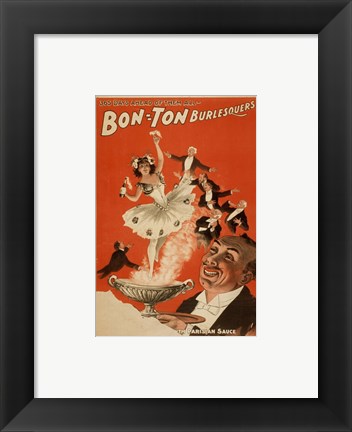 Bon-Ton Burlesquers With Server