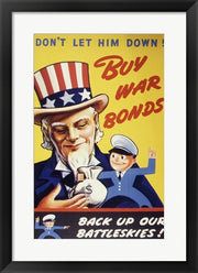 Don't Let Him Down! Buy War Bonds