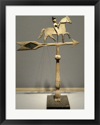 Rider on Prancing Horse Weathervane
