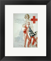 Harrison Fisher WWI American Red Cross Poster