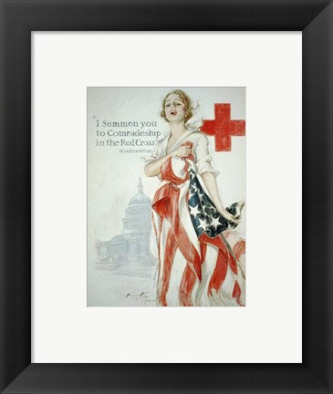 Harrison Fisher WWI American Red Cross Poster