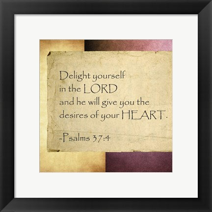 Delight Yourself in the Lord