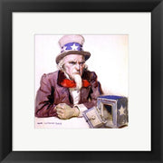 James Montgomery Flagg  -Uncle Sam With Empty Treasury 1920