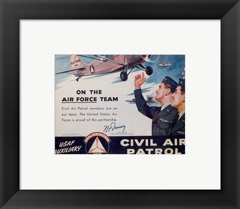 CAP On the Air Force Team Poster
