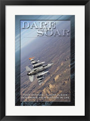 Dare to Soar Affirmation Poster, USAF