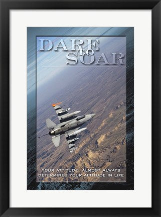 Dare to Soar Affirmation Poster, USAF