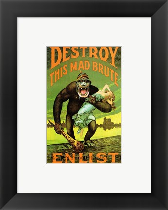 Destroy This Mad Brute' US Enlist Poster