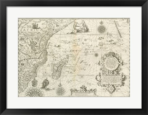 East Africa and the Indian Ocean 1596, Arnold Florent van Langren