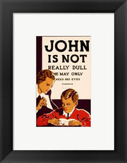 John is Not  Really Dull, WPA Poster, ca. 1937
