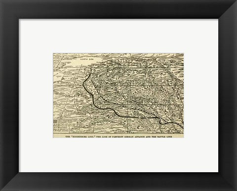Hindenburg Line Map SGW Vol. VIII