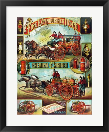 Fire Extinguisher Mfg. Co., Advertising Poster, ca. 1890