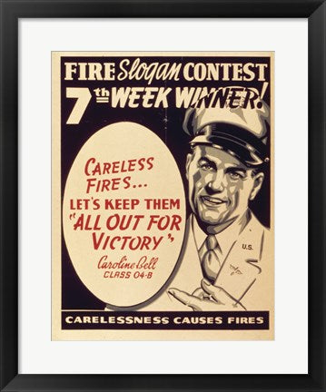 Careless Fires.. Let's Keep Them All Out For Victory