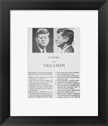 JFK Wanted Dallas, 1963