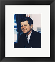 John F. Kennedy, White House Color Photo Portrait