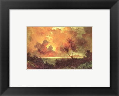 Jules Tavernier - 'Sunrise Over Diamond Head', 1888