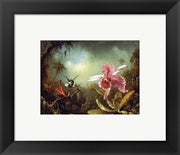 Orchid with Two Hummingbirds 1871