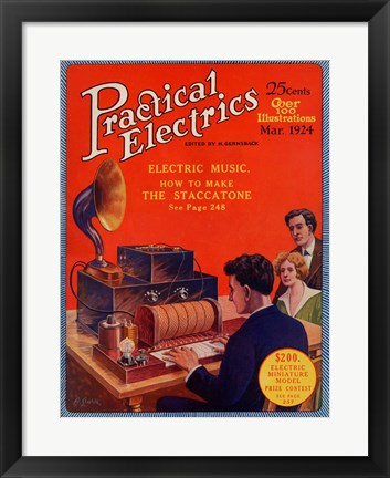 Practical Electrics March 1924 Cover