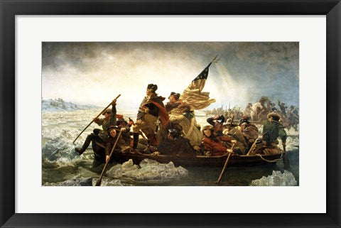 Washington Crossing the Delaware by Emanuel Leutze, MMA-NYC, 1851