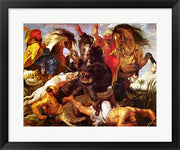 Hippopotamus and Crockodile Hunt by Peter Paul Rubens