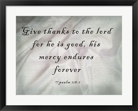 Give Thanks to the Lord