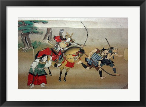 Illustrated Story of Night Attack on Yoshitsune's Residence At Horikawa, 16th Century