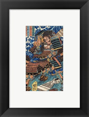 Kuniyoshi Utagawa, Suikoden Design The Struggle