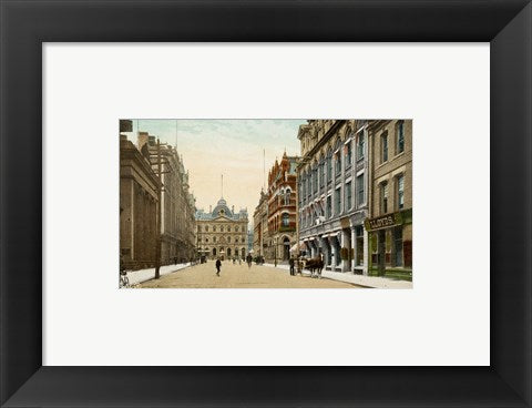 Postcard of Toronto street and post office, Toronto, Canada