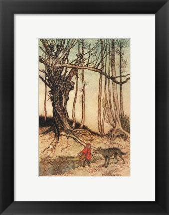 Little Red Riding Hood II by Arthur Rackham
