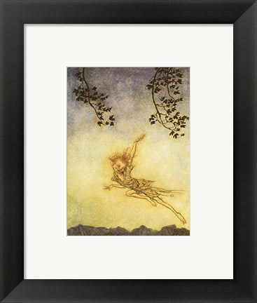 Puck, a Sprite by Arthur Rackham