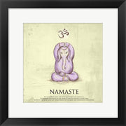 Elephant Yoga, Namaste Pose by Veruca Salt