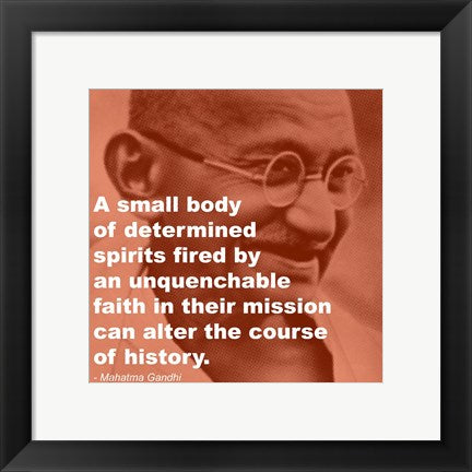 Gandhi - Determination Quote